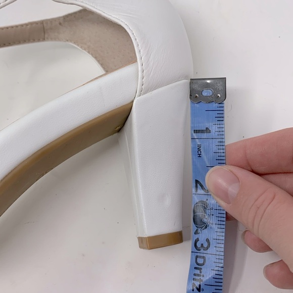 Giani Bernini Claraa Memory Foam Dress Sandals, Heel , white - Picture 10 of 11